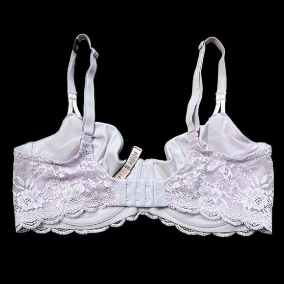 Victorias Secret Dream Angels Push Up without padding uplift unlined bra Lilac - Picture 5 of 6